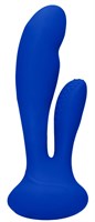 Синий вибратор G-Spot and Clitoral Vibrator Flair - 17,5 см. - фото 101361