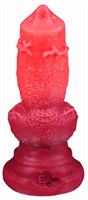 Красный фаллоимитатор  Акита large  - 27,5 см. - фото 1348054
