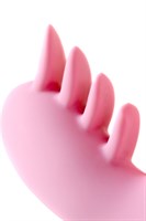 Розовый вибромассажер Ornella с клиторальным стимулятором - 21,5 см. - фото 1363555