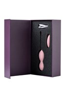 Нежно-розовые вагинальные шарики ZEFYR с пультом ДУ - фото 1188652