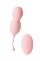 Нежно-розовые вагинальные шарики ZEFYR с пультом ДУ - фото 1188643