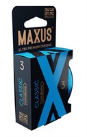 Классические презервативы в железном кейсе MAXUS Classic - 3 шт. 107519 - фото 72193