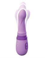 Фиолетовый вибростимулятор Her Personal Sex Machine - 21,3 см. - фото 142685
