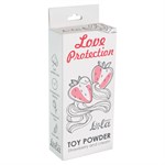 Пудра для игрушек Love Protection с ароматом клубники со сливками - 30 гр. - фото 92539