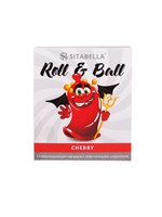 Стимулирующий презерватив-насадка Roll   Ball Cherry - фото 1327601