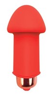 Красный силиконовый вибромассажер Sweet Toys - 5 см. - фото 177461