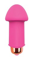Розовый силиконовый вибромассажер Sweet Toys - 5 см. - фото 177463