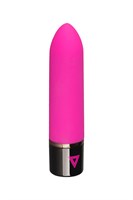 Розовый силиконовый мини-вибратор Lil Bullet - 10 см. - фото 65415
