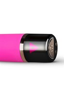 Розовый силиконовый мини-вибратор Lil Swirl - 10 см. - фото 184239