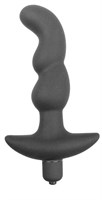 Черная анальная вибровтулка Erokay - 12,5 см. - фото 177860