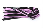 Черно-фиолетовая плеть из замши - 60 см. - фото 160133