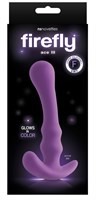 Фиолетовая силиконовая анальная пробка-стимулятор Ace III Plug - 12,7 см.  - фото 93031