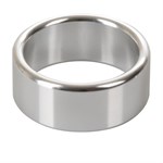 Серебристое эрекционное кольцо Alloy Metallic Ring Medium 108939 - фото 163278