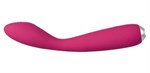 Ярко-розовый G-стимулятор IRIS Clitoral   G-spot Vibrator - 18 см. - фото 93159