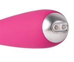 Ярко-розовый G-стимулятор IRIS Clitoral   G-spot Vibrator - 18 см. - фото 93161