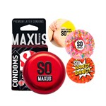 Ультратонкие презервативы в железном кейсе MAXUS Sensitive - 3 шт. - фото 1430347