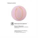 Розовый клиторальный вакуум-волновой массажер Irresistible Seductive - фото 1363755