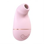 Розовый клиторальный вакуум-волновой массажер Irresistible Kissable - фото 177356