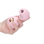 Розовый клиторальный вакуум-волновой массажер Irresistible Invincible - фото 1363783