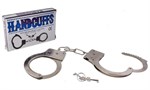 Серебристые металлические наручники с ключиками - фото 1403514