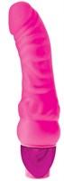 Розовый вибромассажер Mr. Right Vibrator - 18,4 см. - фото 163490
