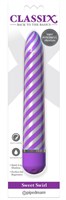 Фиолетовый вибратор Sweet Swirl Vibrator - 21,3 см. - фото 165524