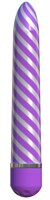 Фиолетовый вибратор Sweet Swirl Vibrator - 21,3 см. - фото 165522