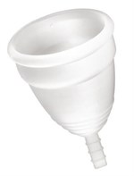 Белая менструальная чаша Yoba Nature Coupe - размер S - фото 224667