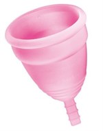 Розовая менструальная чаша Yoba Nature Coupe - размер S - фото 192874