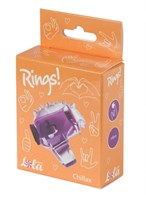 Фиолетовая насадка на палец Rings Chillax - фото 1403684