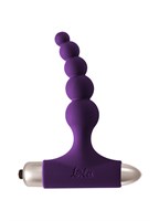 Фиолетовая анальная вибропробка New Edition Splendor - 12,1 см. - фото 93633