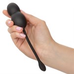 Черные вагинальные виброшарики с браслетом-пультом Wristband Remote Ultra-Soft Kegel System - фото 93736