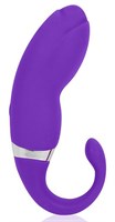 Фиолетовый вибромассажер с 20 режимами вибрации - фото 168553