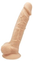 Телесный реалистичный фаллоимитатор DILDO 9INCH FLESH - 22,9 см. 119536 - фото 93837