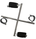 Крестоообразная распорка с манжетами для рук и ног HOG TIE CROSS BAR 119567 - фото 93859