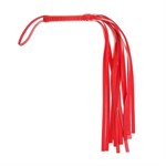 Красная плеть из искусственной кожи - 43 см. - фото 1423617