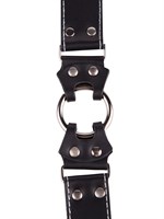Кожаные ременные наручники - фото 1330871