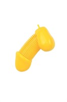 Желтый брелок для ключей в форме пениса - фото 94045