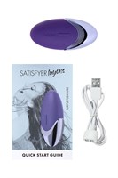 Фиолетовый вибромассажер Satisfyer Purple Pleasure - фото 66846