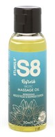 Массажное масло S8 Massage Oil Refresh с ароматом сливы и хлопка - 50 мл. 122497 - фото 94066