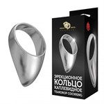 Малое каплевидное эрекционное кольцо TEARDROP COCKRING 124020 - фото 94094