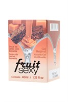 Массажное масло FRUIT SEXY с ароматом сладкого брауни и разогревающим эффектом - 40 мл. - фото 99869