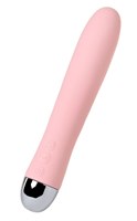 Розовый силиконовый вибратор с функцией нагрева и пульсирующими шариками FAHRENHEIT - 19 см. - фото 1404326