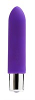 Фиолетовая вибропуля VeDO Bam Mini - 9,5 см. - фото 67408
