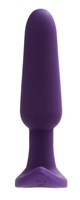 Фиолетовая анальная вибровтулка VeDO Frisky Bunny - 12,8 см. - фото 189902
