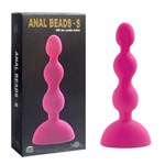 Розовый анальный вибростимулятор Anal Beads S - 14,5 см.  - фото 160338