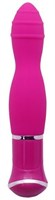 Розовый вибратор ECSTASY Rippled Vibe - 19,5 см. - фото 160380