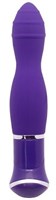 Фиолетовый вибратор ECSTASY Rippled Vibe - 19,5 см. - фото 160383