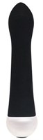 Черный вибратор Fashion Succubi Caressing Vibe - 14,5 см. - фото 470690
