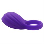 Фиолетовое виброкольцо на пенис Ripple - фото 161068